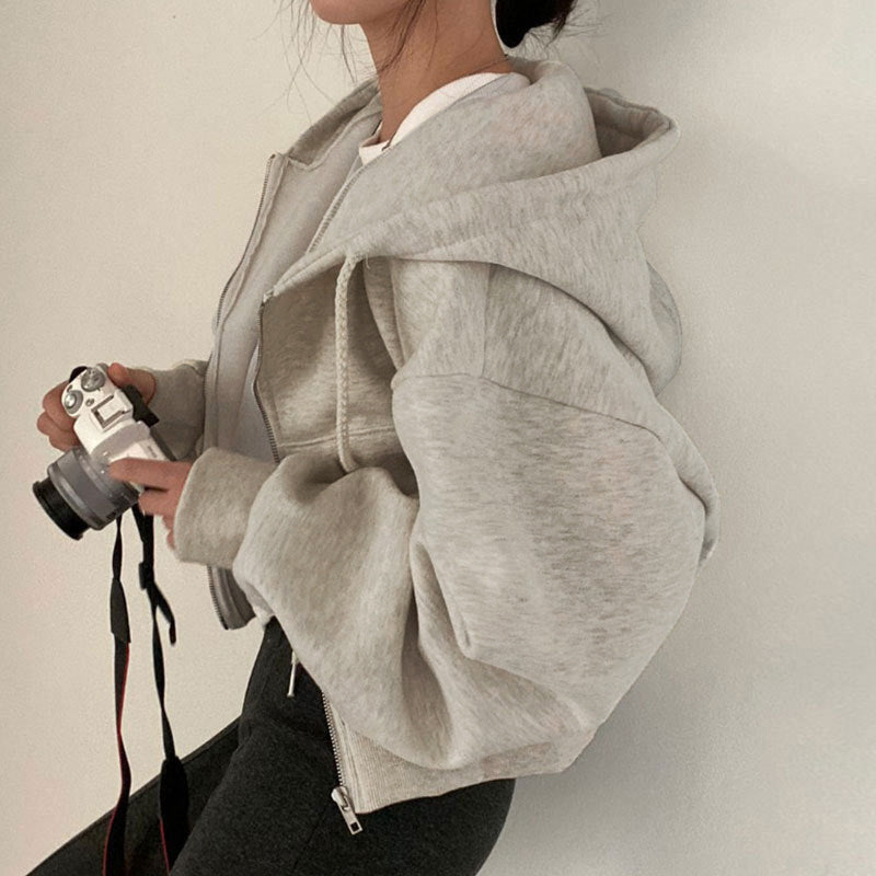 Elarova | Damen Kapuzenpullover mit oversized Schnitt und praktischen Taschen