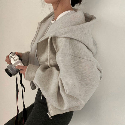 Elarova | Damen Kapuzenpullover mit oversized Schnitt und praktischen Taschen