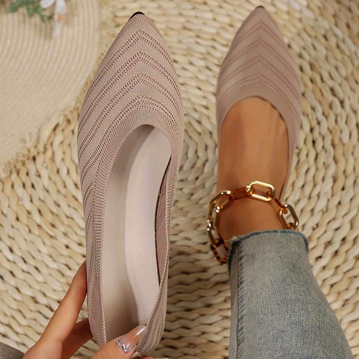 Elarova | Damen Komfort-Flachschuhe