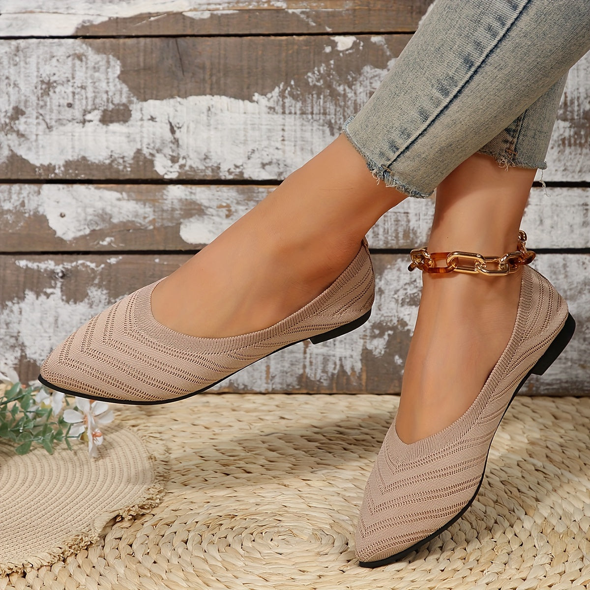 Elarova | Damen Komfort-Flachschuhe