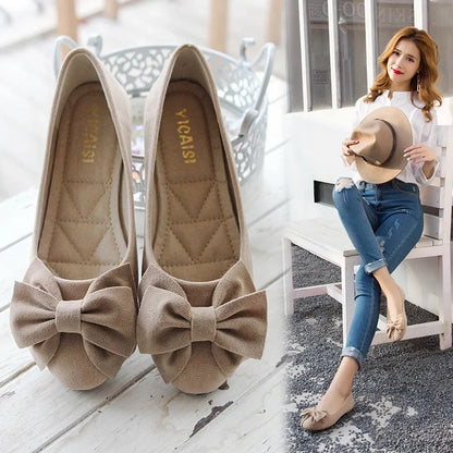 Elarova | Damen Komfortable & Stilvolle Freizeitslipper Mit Schleife