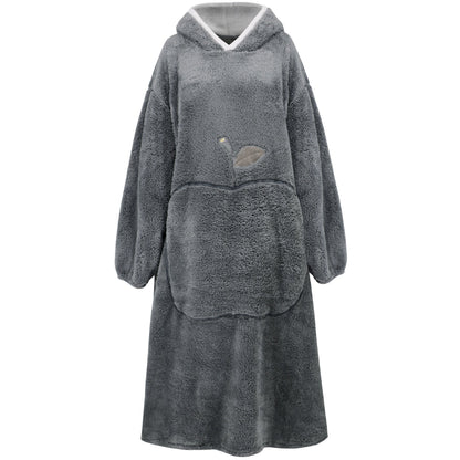 Elarova | Damen Kuscheliger HoodieDecke mit großen Taschen und kontrastierendem Innenfutter