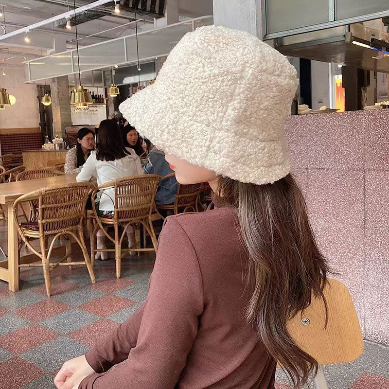 Elarova | Damen-Lammwoll-Bucket-Hut | Warme Outdoor-Panama-Mütze für Frauen