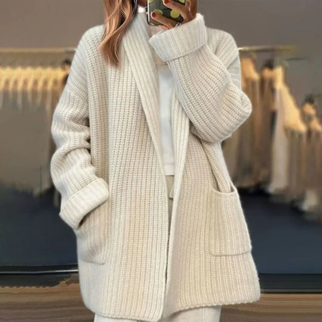 Elarova | Damen LangarmStrickjacke