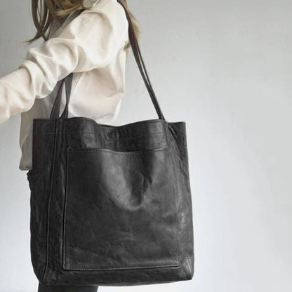 Elarova | Damen Lederschultertasche
