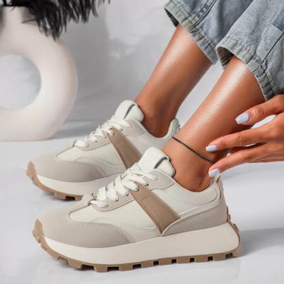 Elarova | Damen Orthopädische Komfort Sneakers Trendy Damenschuhe