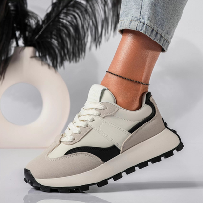 Elarova | Damen Orthopädische Komfort Sneakers Trendy Damenschuhe