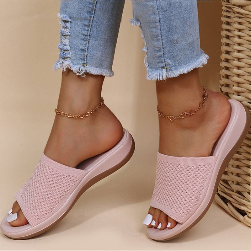 Elarova | Damen Orthopädische Slipper Bequeme Und Atmungsaktive Sommer Damen Slipper