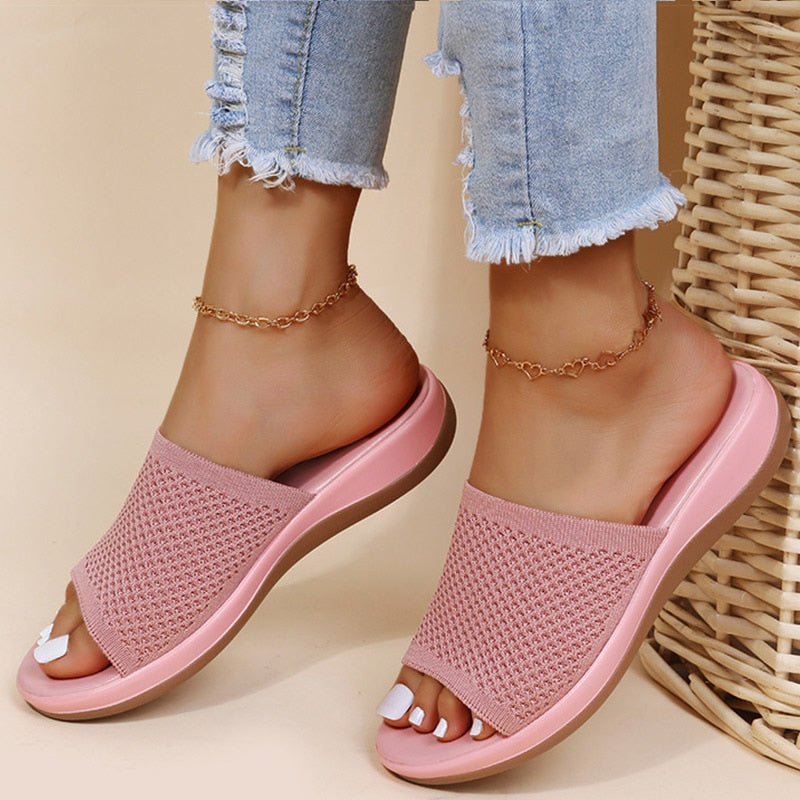 Elarova | Damen Orthopädische Slipper Bequeme Und Atmungsaktive Sommer Damen Slipper