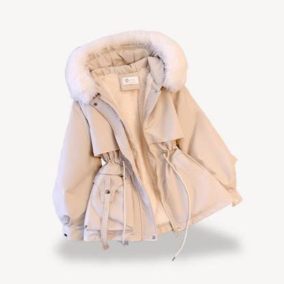 Elarova | Damen-Parka mit Kunstpelzfutter