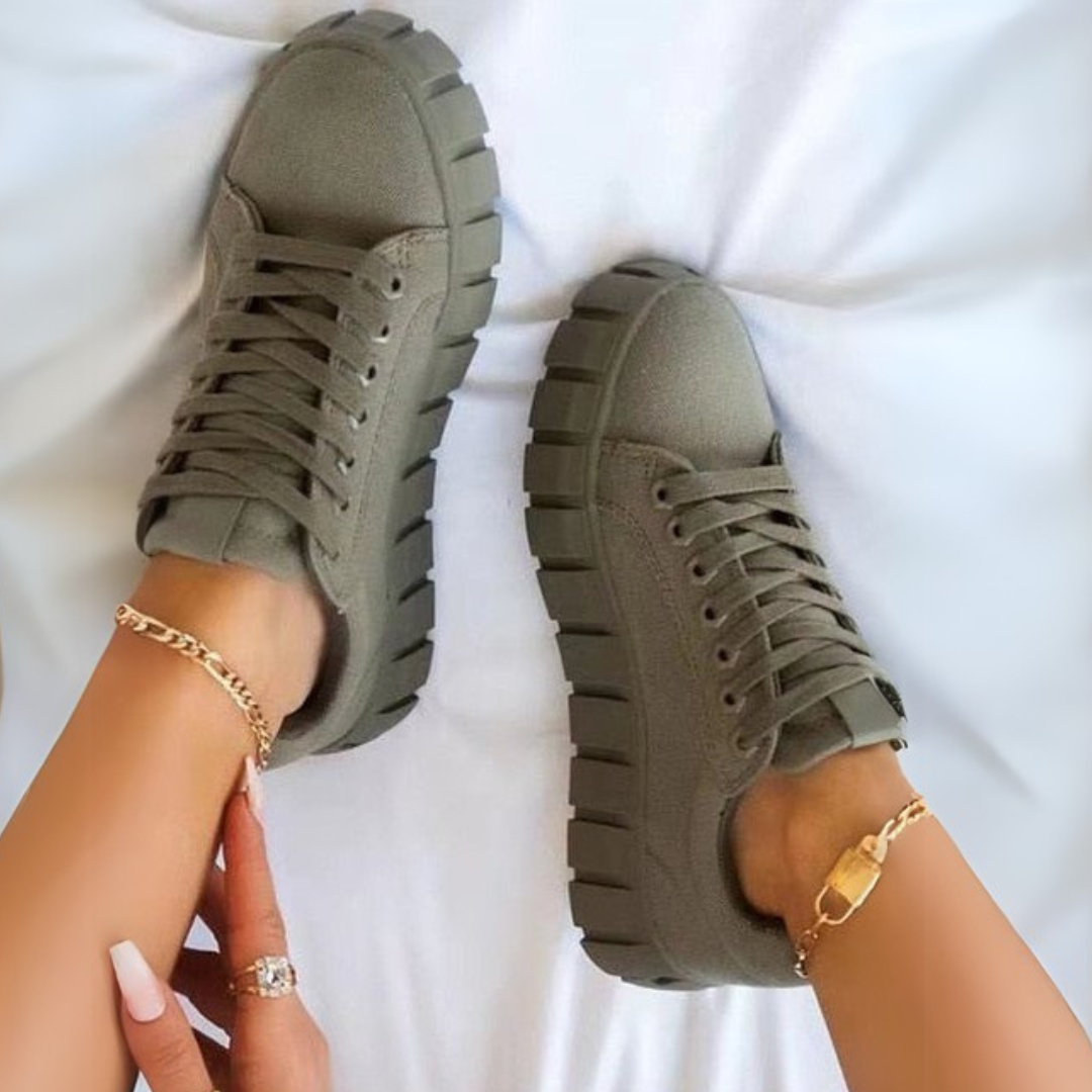 Elarova | Damen Plateau Sneaker