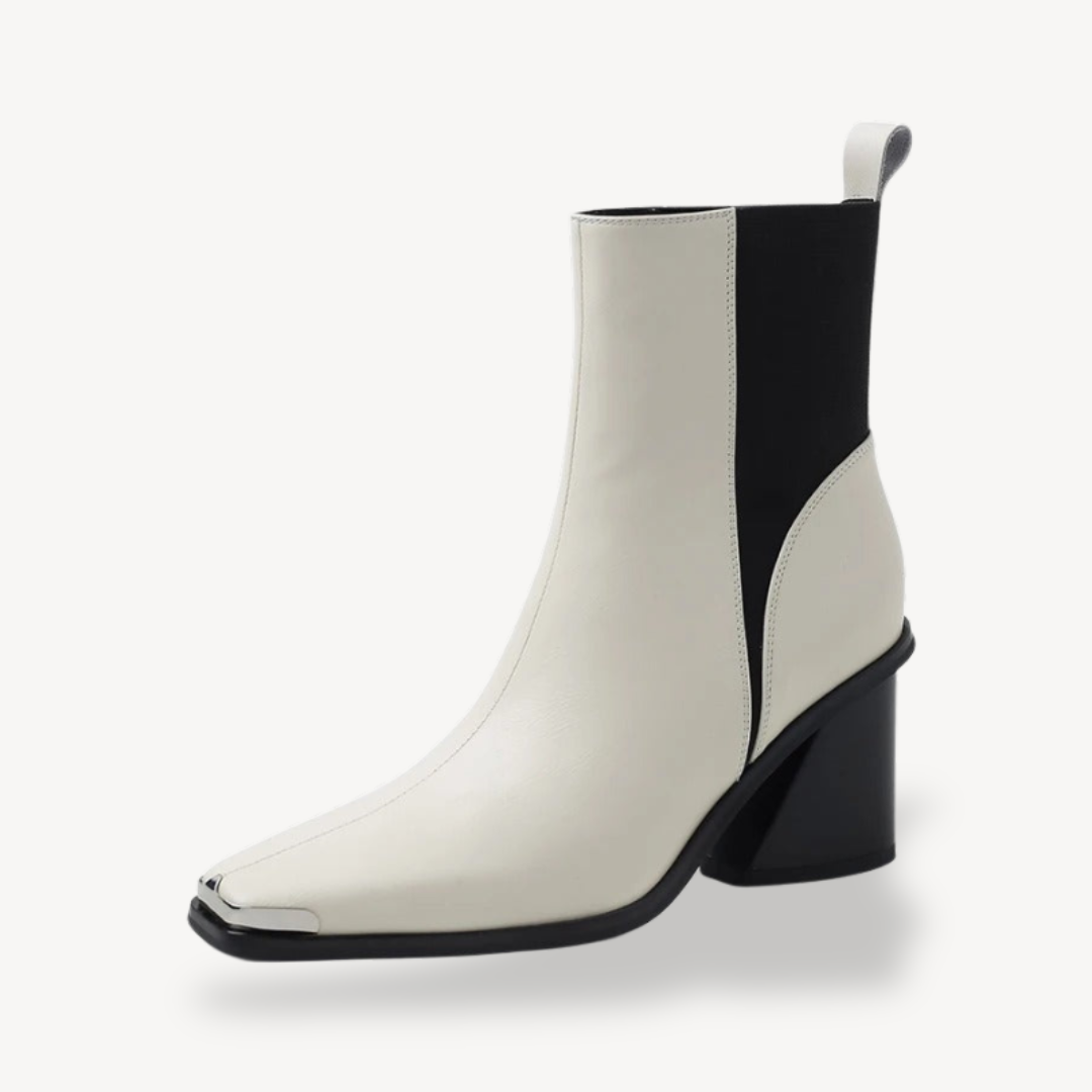 Elarova | Damen Plateau-Stiefeletten mit hohem Absatz