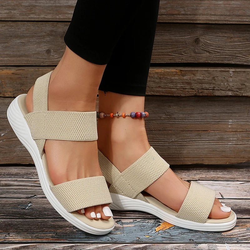 Elarova | Damen Sandalen Ergonomisches Design Mit Verstellbarem Riemen