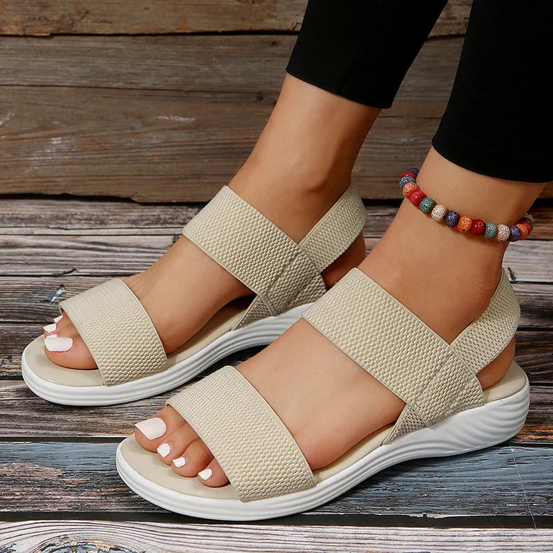 Elarova | Damen Sandalen Ergonomisches Design Mit Verstellbarem Riemen