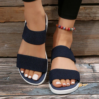 Elarova | Damen Sandalen Ergonomisches Design Mit Verstellbarem Riemen