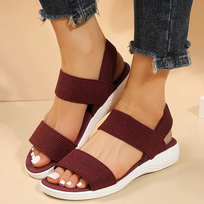 Elarova | Damen Sandalen Ergonomisches Design Mit Verstellbarem Riemen