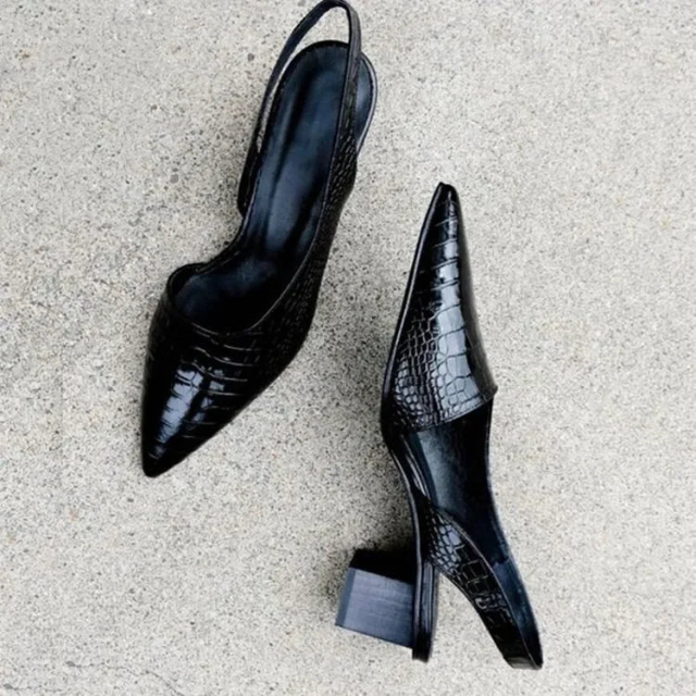 Elarova | Damen Schuhe Stylische Orthopädische Croco Pumps Für Ultimativen Komfort