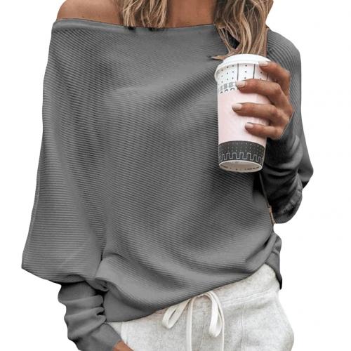Elarova | Damen Schulterfreier Pullover
