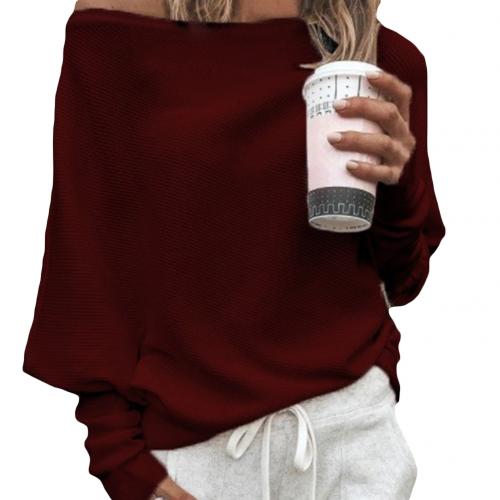 Elarova | Damen Schulterfreier Pullover