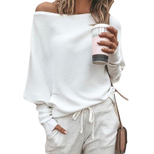 Elarova | Damen Schulterfreier Pullover