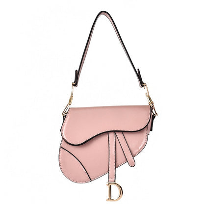 Elarova | Damen Schultertasche Exklusive PULeder Satteltasche mit breitem Riemen und luxuriösem Aussehen