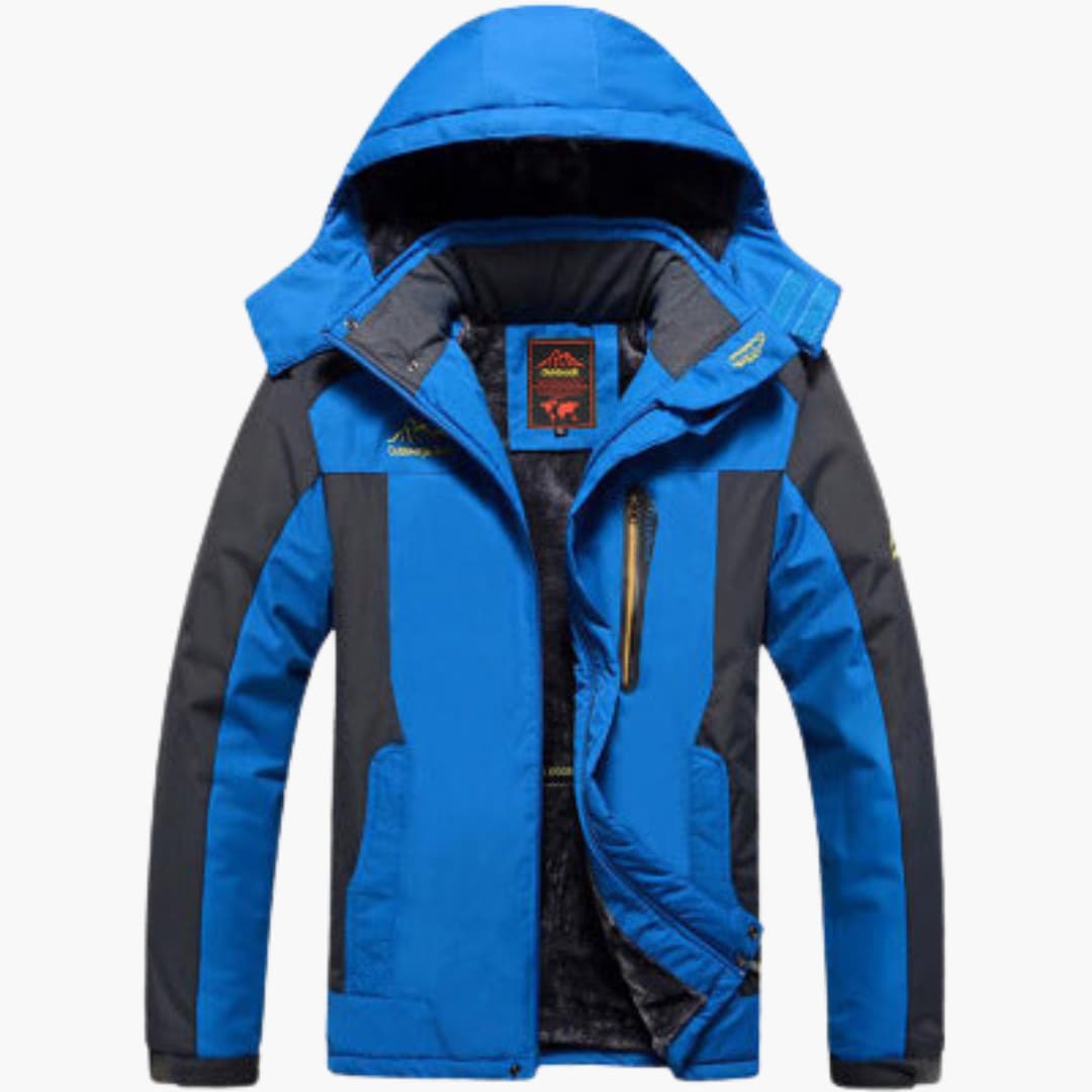 Elarova | Damen Skijacke mit Kapuze, Reißverschluss und mehreren Taschen