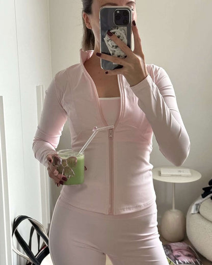 Elarova | Damen Slim Fit Sportjacke