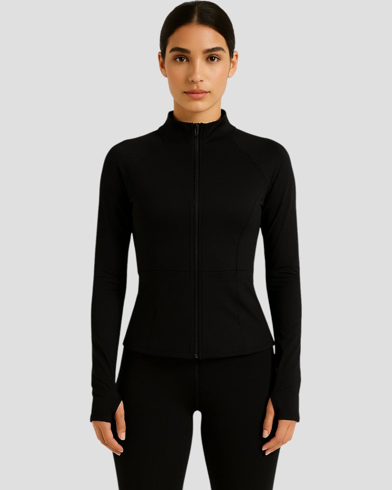 Elarova | Damen Slim Fit Sportjacke