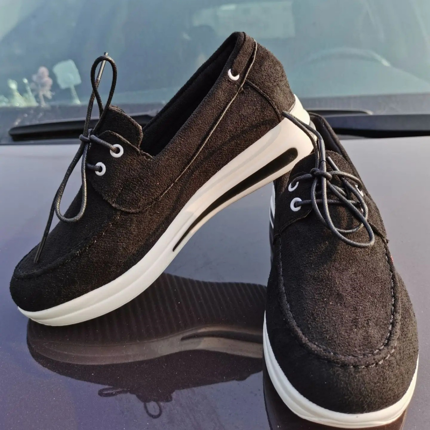 Elarova | Damen-Slipper aus rutschfestem Wildleder