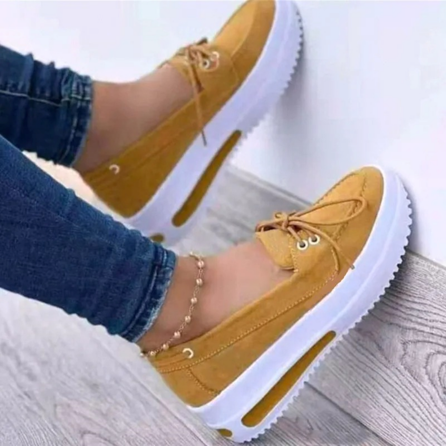 Elarova | Damen-Slipper aus rutschfestem Wildleder
