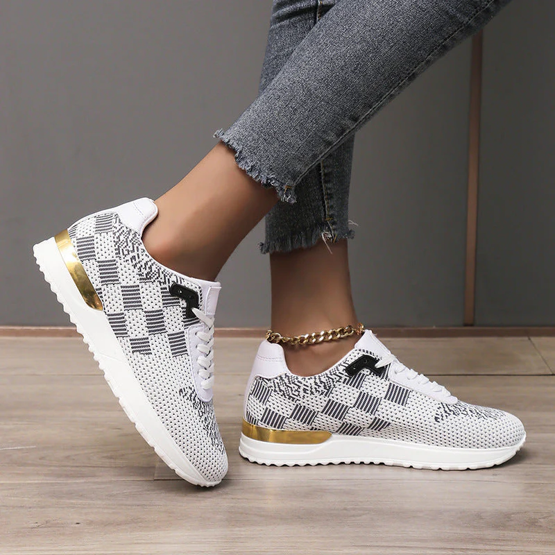 Elarova | Damen Sneaker Bequeme Laufschuhe Mit Rutschfester Sohle Und Modernem Design