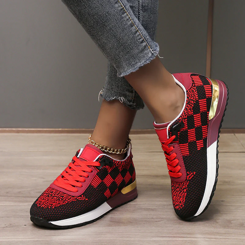 Elarova | Damen Sneaker Bequeme Laufschuhe Mit Rutschfester Sohle Und Modernem Design