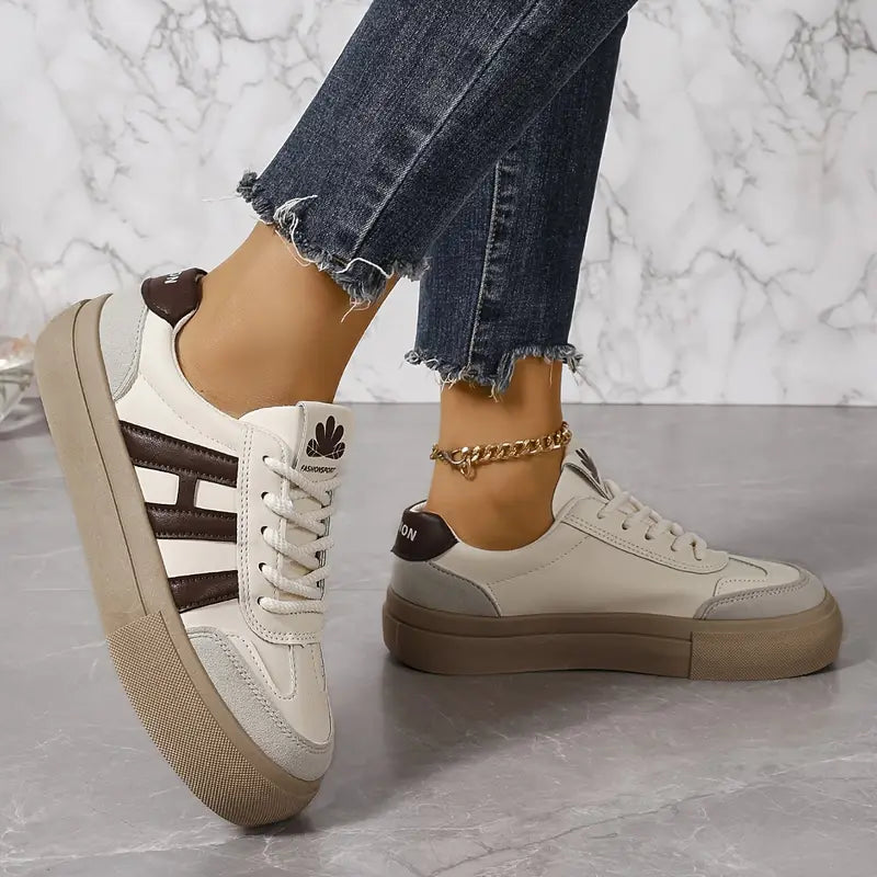 Elarova | Damen Sneakers Atmungsaktiv & Stilvoll Für Ganztägigen Komfort