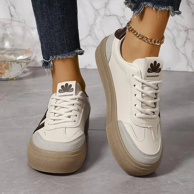 Elarova | Damen Sneakers Atmungsaktiv & Stilvoll Für Ganztägigen Komfort
