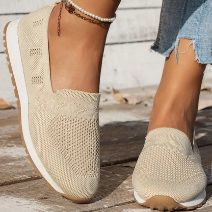 Elarova | Damen Sommerschuhe Bequeme Slip on Schuhe Mit Stützender Sohle