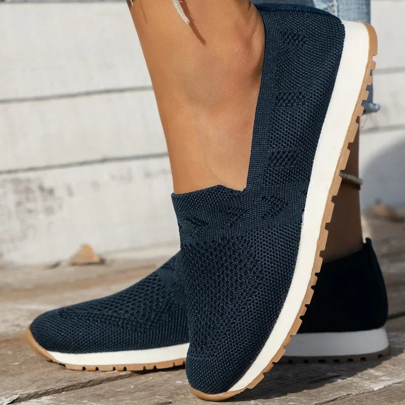 Elarova | Damen Sommerschuhe Bequeme Slip on Schuhe Mit Stützender Sohle