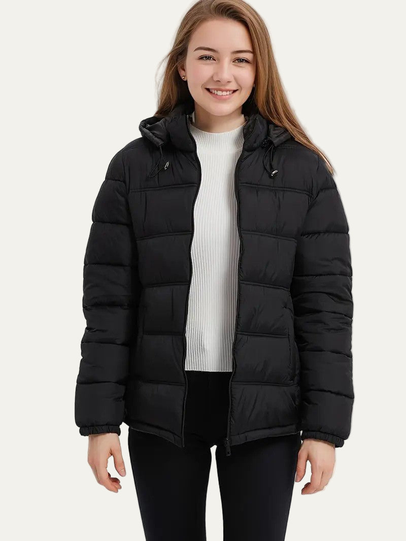 Elarova | Damen-Steppjacke in Hüftlänge
