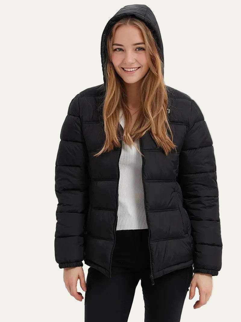 Elarova | Damen-Steppjacke in Hüftlänge