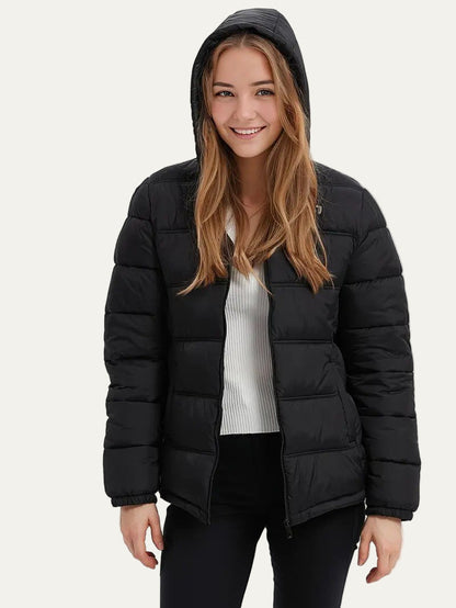 Elarova | Damen-Steppjacke in Hüftlänge