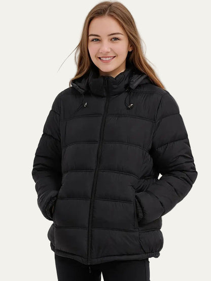 Elarova | Damen-Steppjacke in Hüftlänge