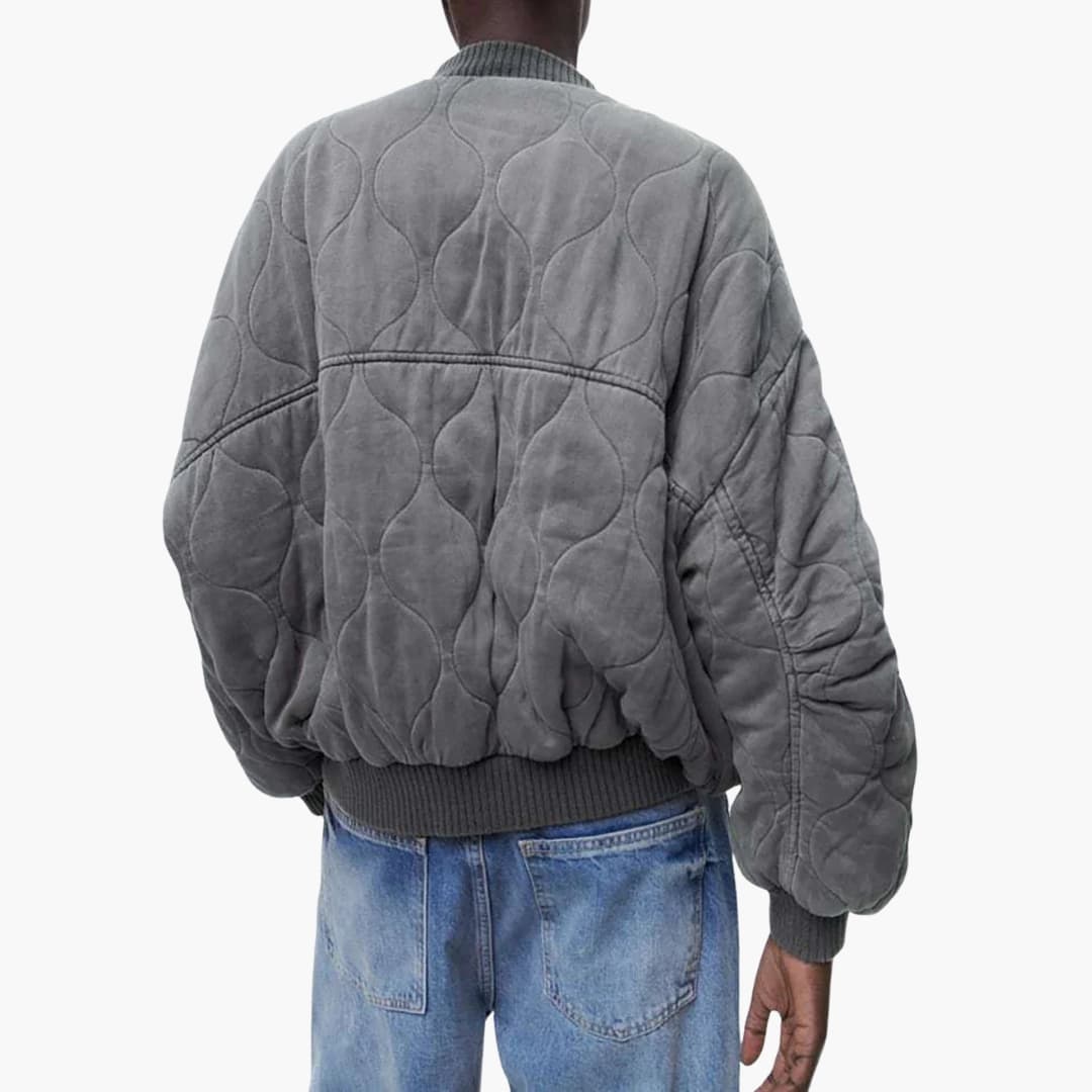 Elarova | Damen Steppjacke mit Druckknöpfen