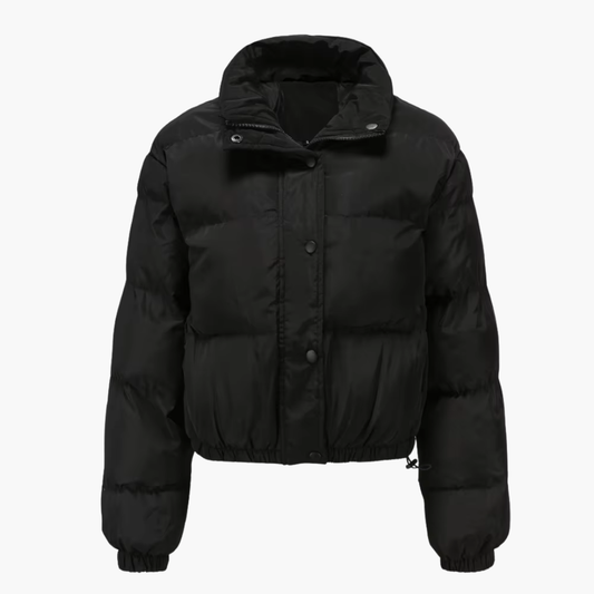 Elarova | Damen Steppjacke mit Kapuze und Reißverschluss