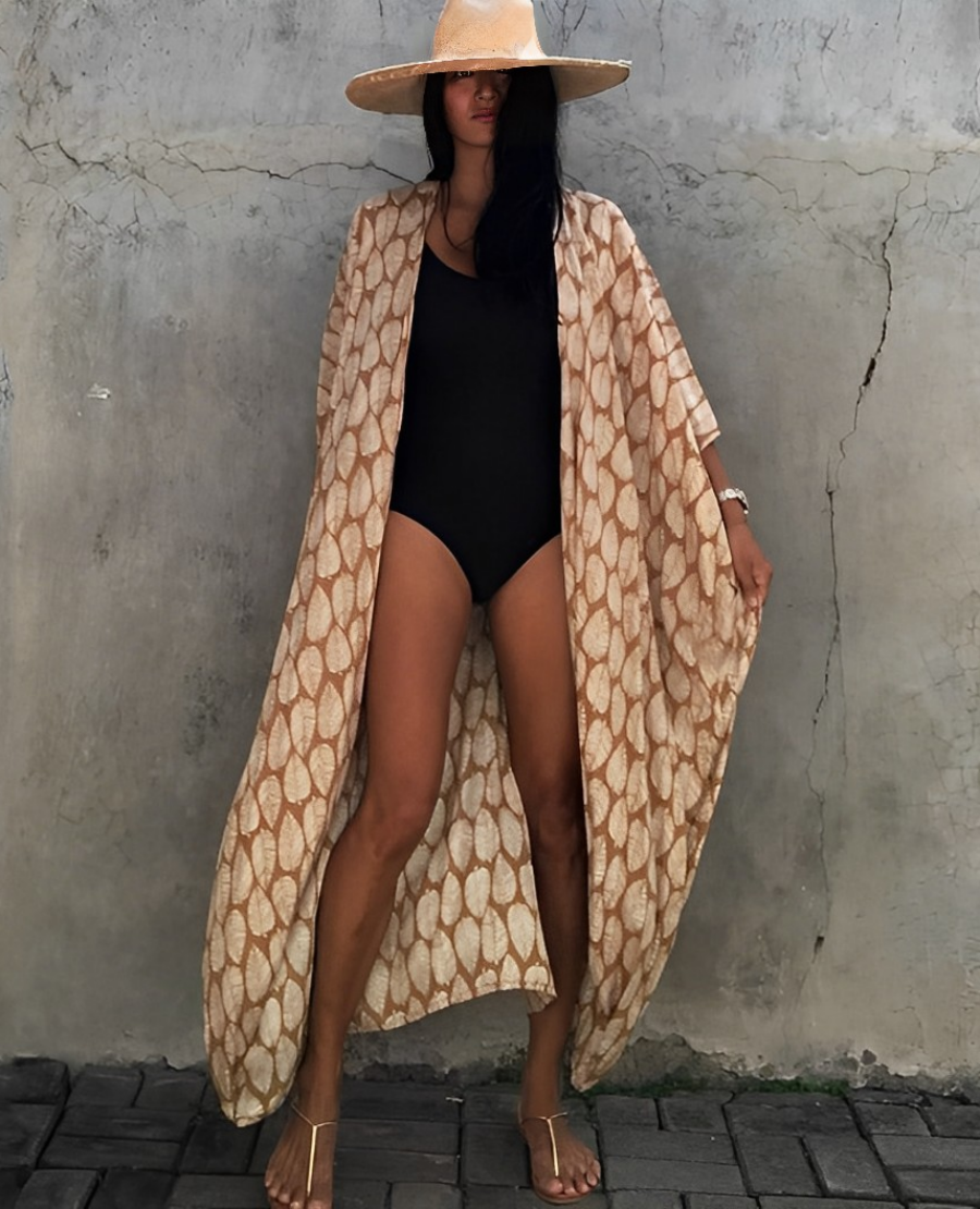 Elarova | Damen Strand-Kimono-Robe Leichtes Material & Elegantes Design