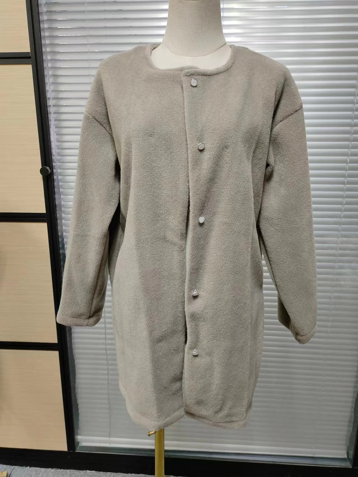 Elarova | Damen Strickjacke | Wollene Freizeitjacke für Frauen: Lange Stricktops Outwear