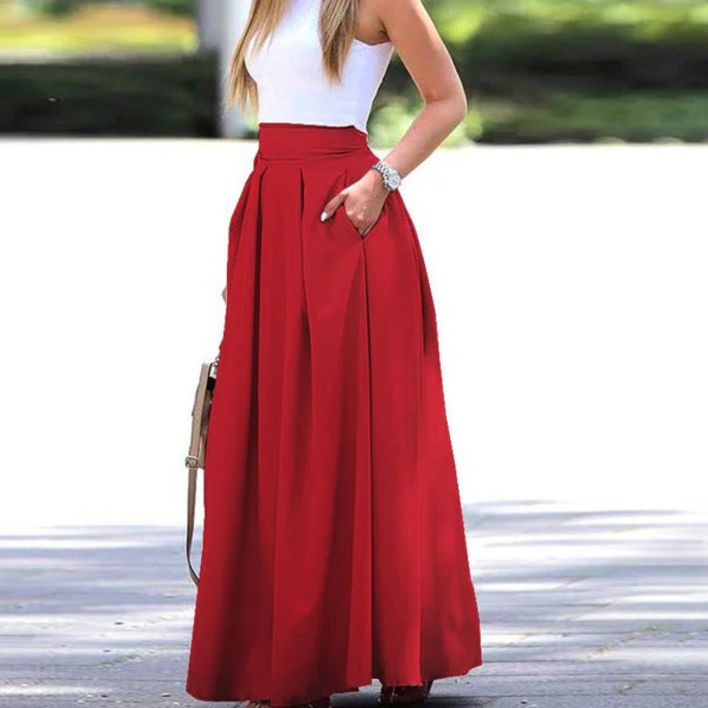 Elarova | Damen Tüllrock Mit Plissee Für Vielseitige Eleganz