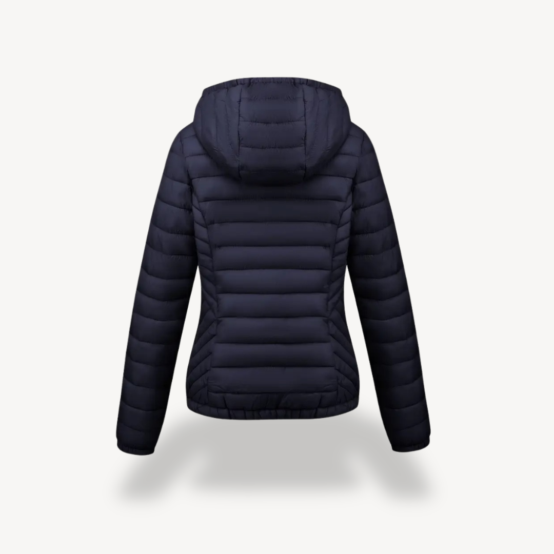 Elarova | Damen Winter Pufferjacke mit Kapuze