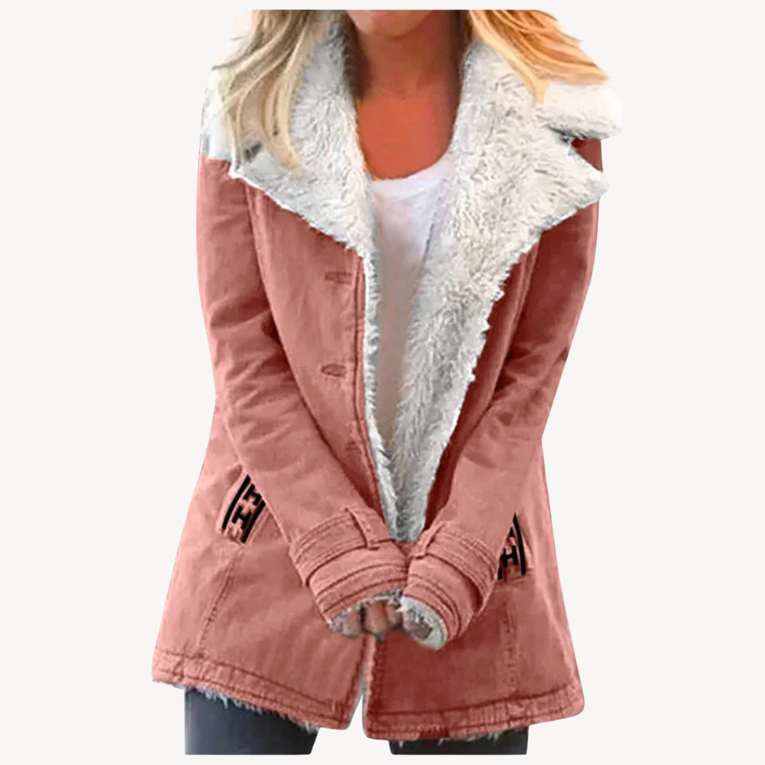 Elarova | Damen-Winterjacke mit Fleecefutter