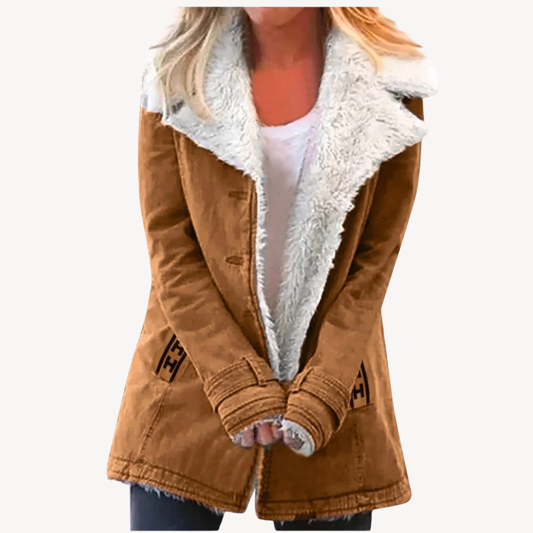 Elarova | Damen-Winterjacke mit Fleecefutter