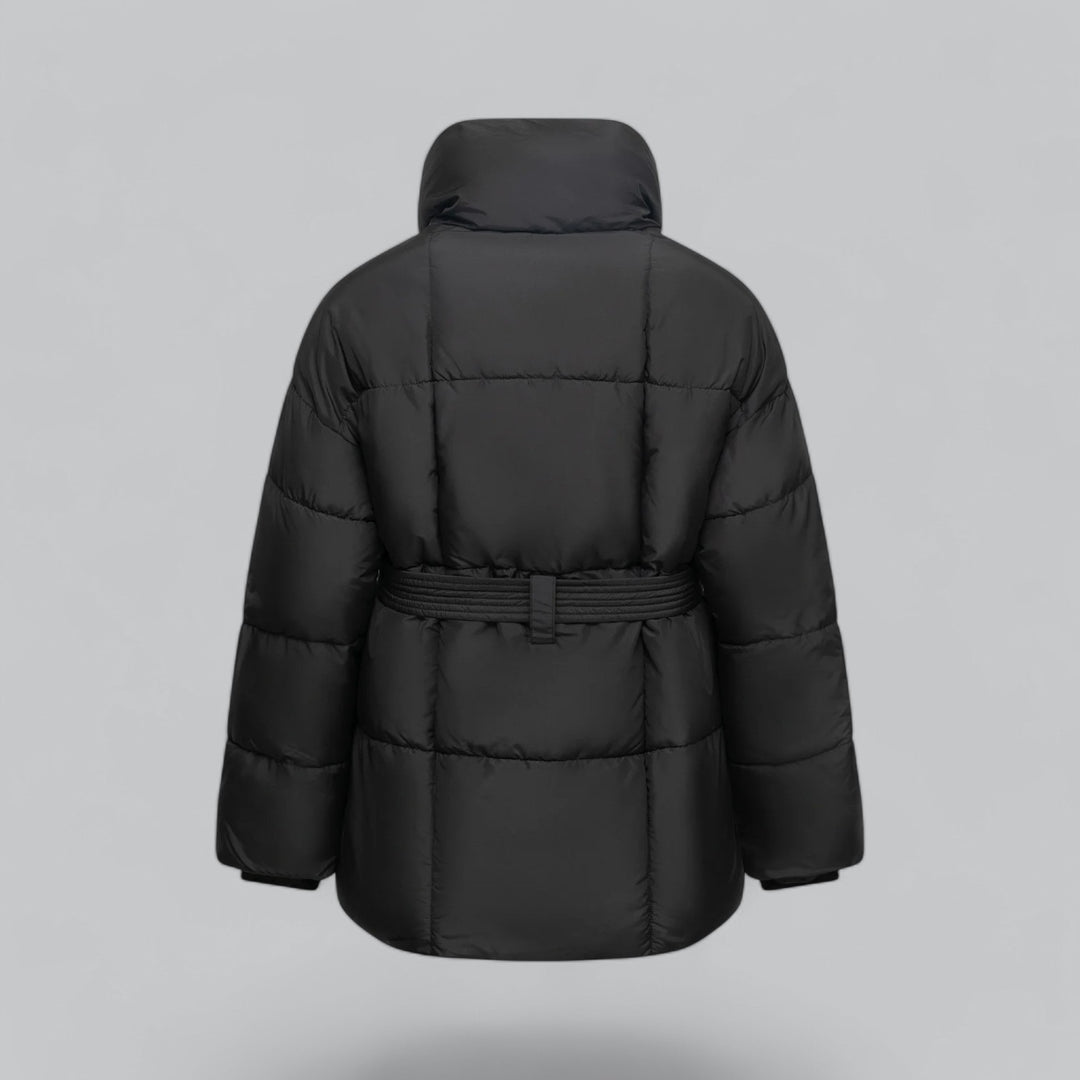 Elarova | Damen Winterjacke mit Gürtel