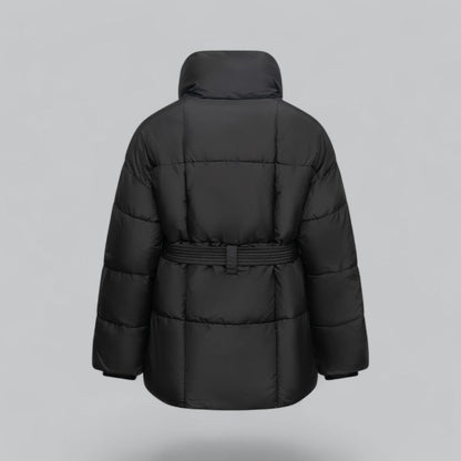 Elarova | Damen Winterjacke mit Gürtel